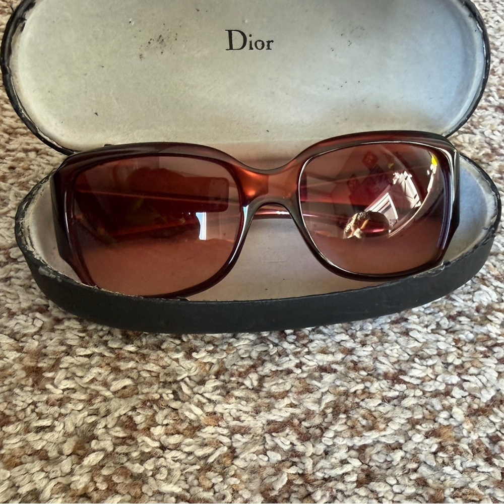 Y2K Vintage Dior Rose Colored Glasses, 90s
Dior‎ Sunglasses